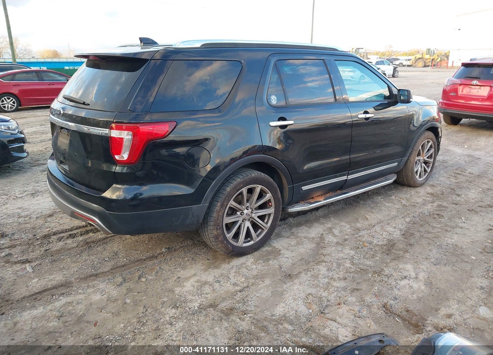2017 FORD EXPLORER LIMITED VIN: 1FM5K7F85HGB82007