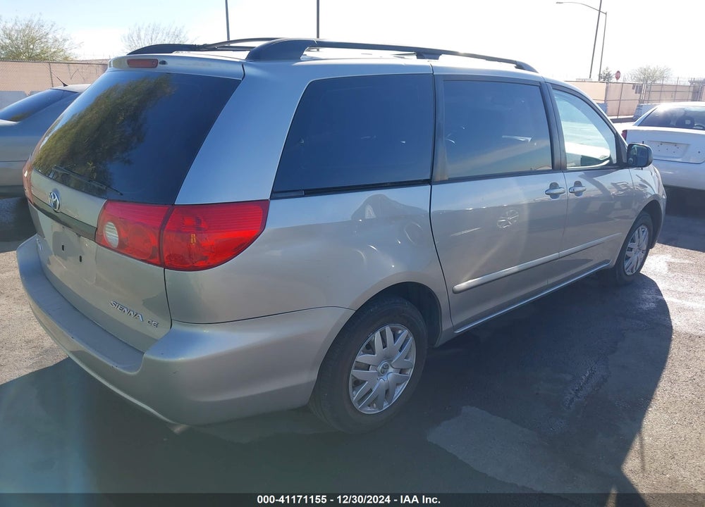 2008 TOYOTA SIENNA CE VIN: 5TDZK23CX8S150029