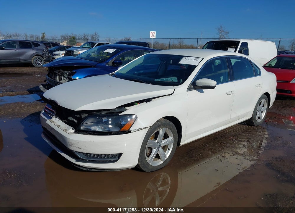 2014 VOLKSWAGEN PASSAT 1.8T SE VIN: 1VWBT7A36EC105615