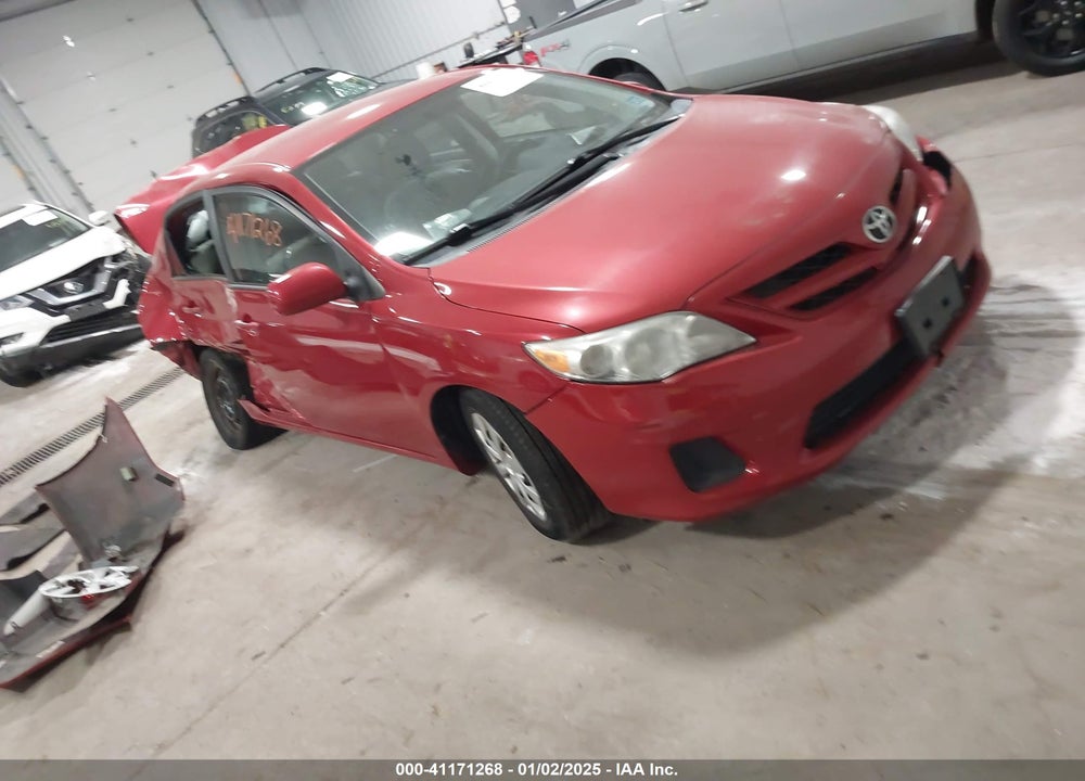 2011 TOYOTA COROLLA LE VIN: 2T1BU4EE6BC545427