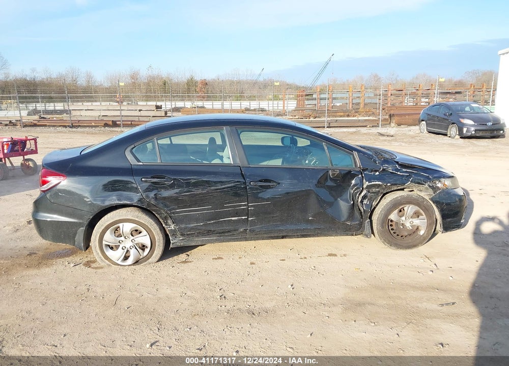 2015 HONDA CIVIC LX VIN: 19XFB2F53FE110348