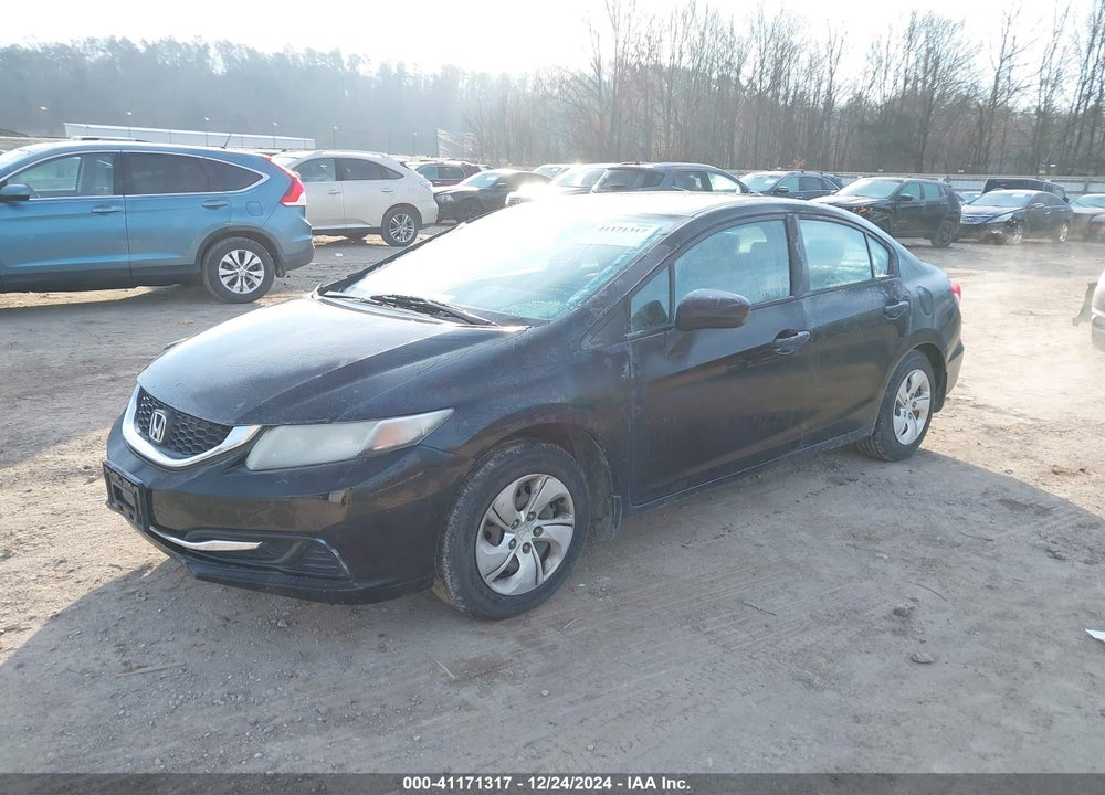 2015 HONDA CIVIC LX VIN: 19XFB2F53FE110348