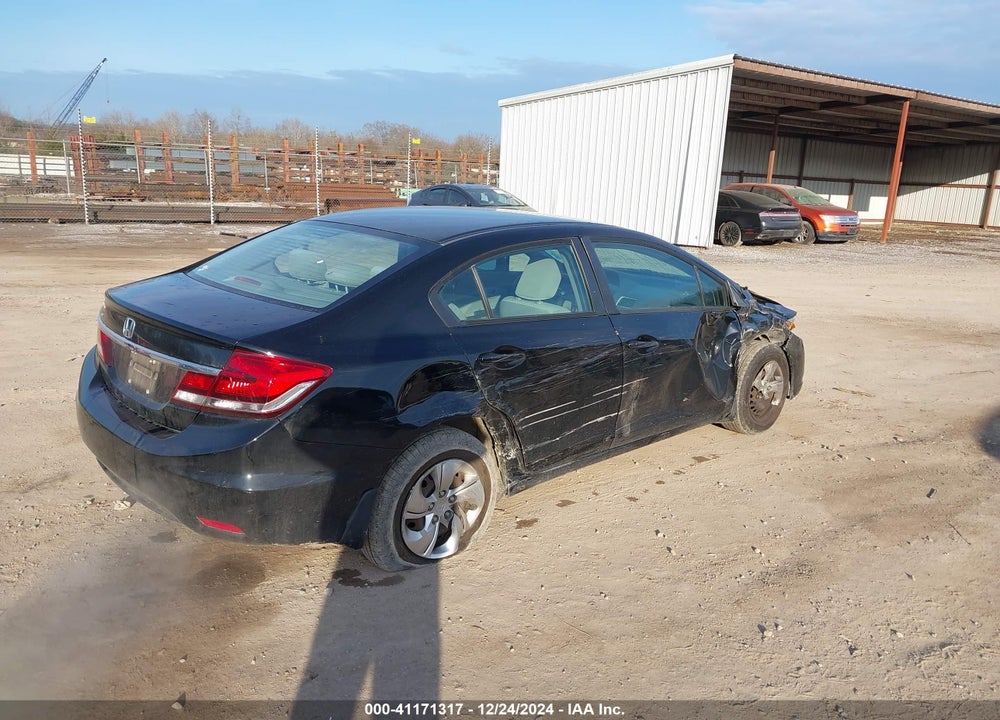 2015 HONDA CIVIC LX VIN: 19XFB2F53FE110348