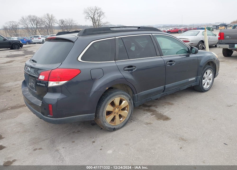 2011 SUBARU OUTBACK 2.5I PREMIUM VIN: 4S4BRCCC9B3393886