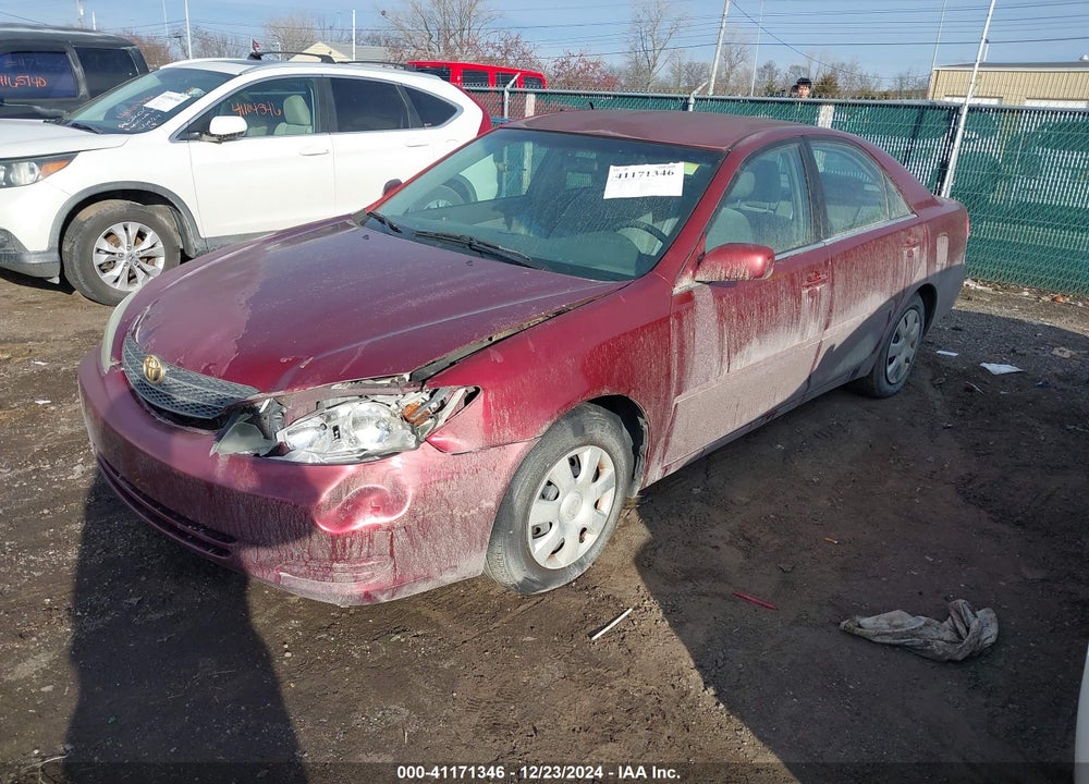 2002 TOYOTA CAMRY LE VIN: 4T1BE32K72U553620
