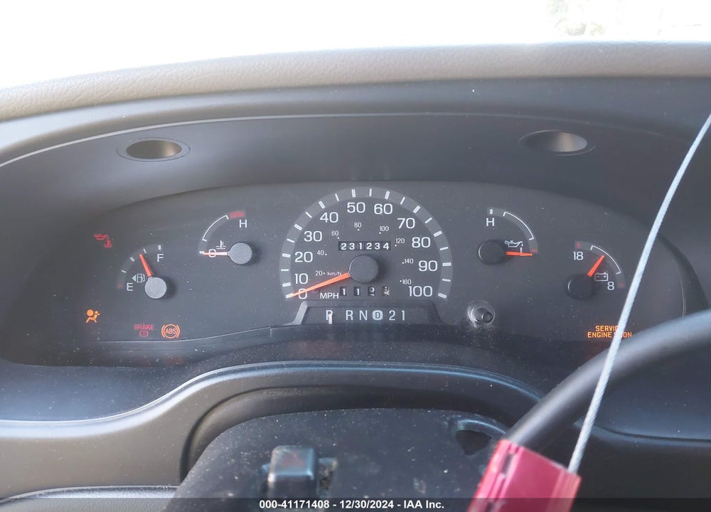 2001 FORD E-250 COMMERCIAL/RECREATIONAL VIN: 1FTNE24L71HB16726