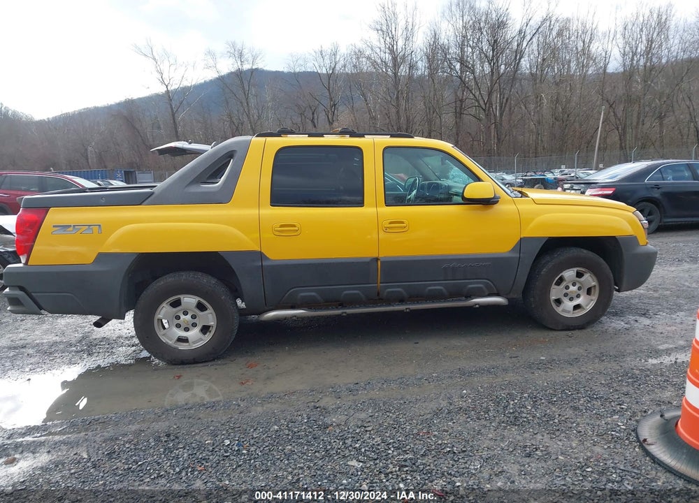2003 CHEVROLET AVALANCHE 1500 VIN: 3GNEK13TX3G217980