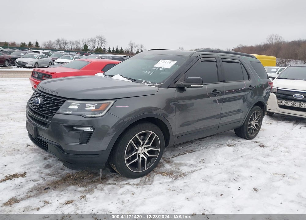 2018 FORD EXPLORER SPORT VIN: 1FM5K8GT9JGA53024