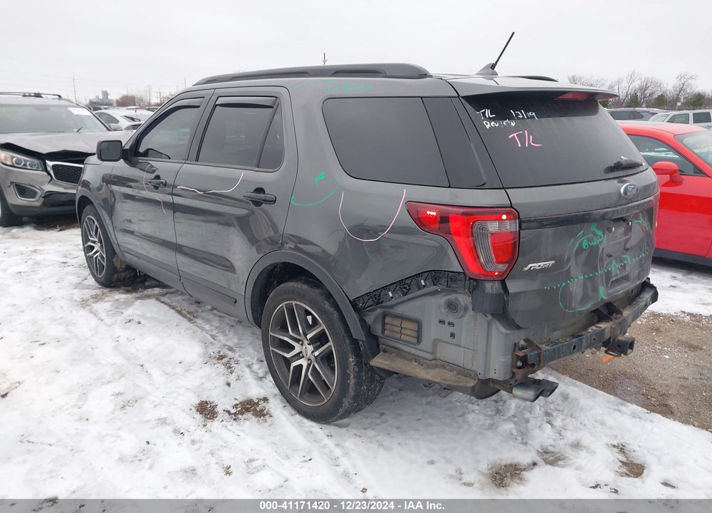 2018 FORD EXPLORER SPORT VIN: 1FM5K8GT9JGA53024