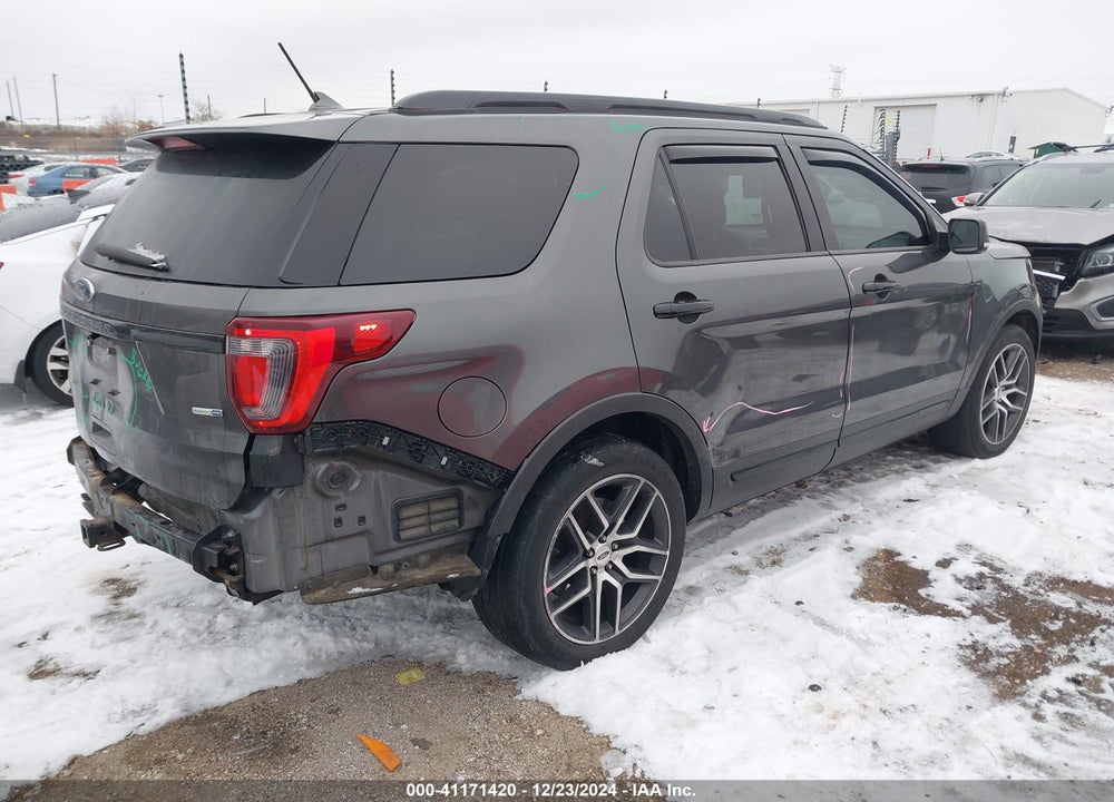 2018 FORD EXPLORER SPORT VIN: 1FM5K8GT9JGA53024