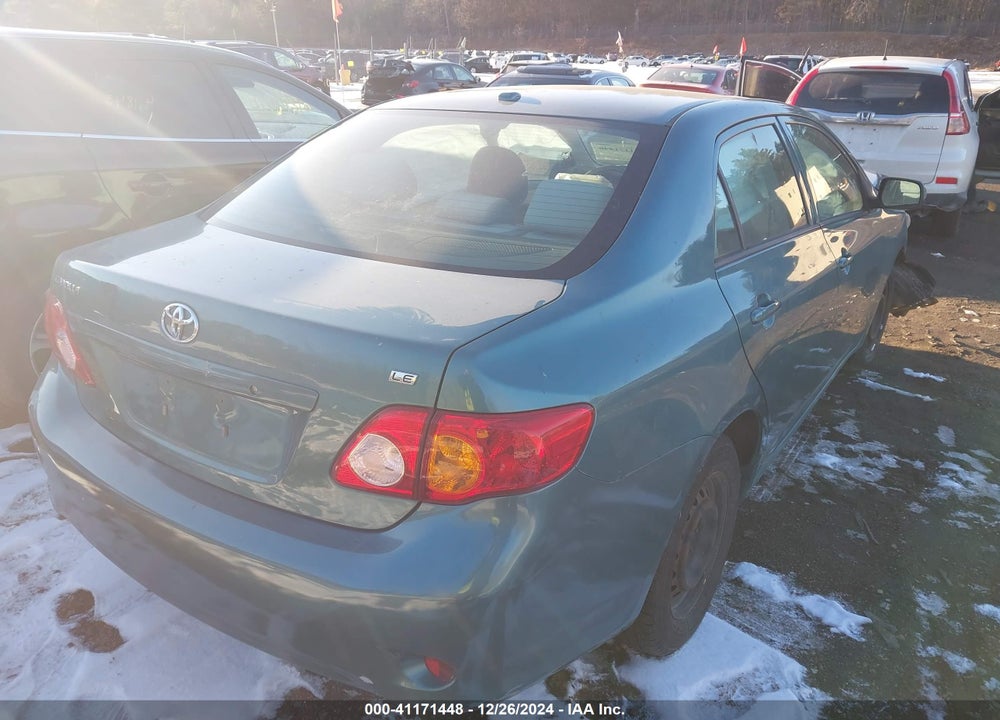 2009 TOYOTA COROLLA LE VIN: 2T1BU40E39C112696