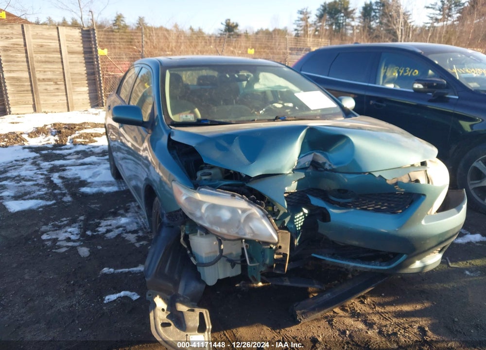 2009 TOYOTA COROLLA LE VIN: 2T1BU40E39C112696