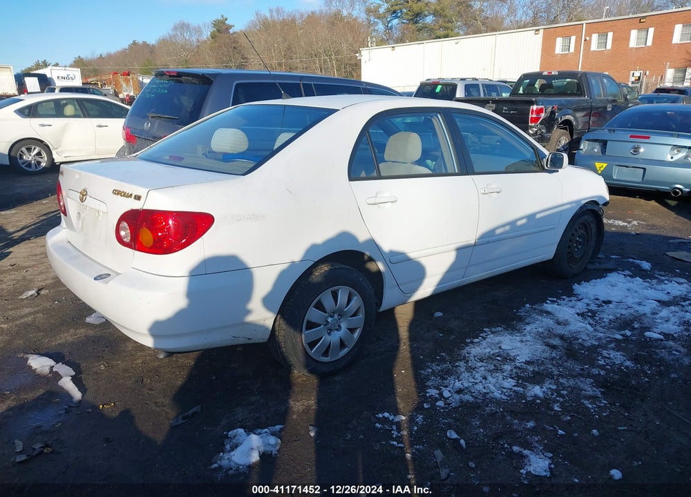 2003 TOYOTA COROLLA LE VIN: 2T1BR32E63C041039