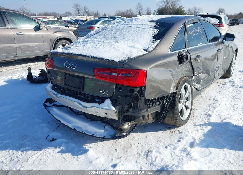 2012 AUDI A6 3.0 PREMIUM VIN: WAUGGAFC0CN118944