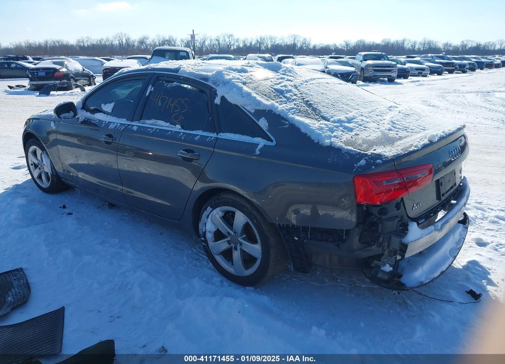 2012 AUDI A6 3.0 PREMIUM VIN: WAUGGAFC0CN118944