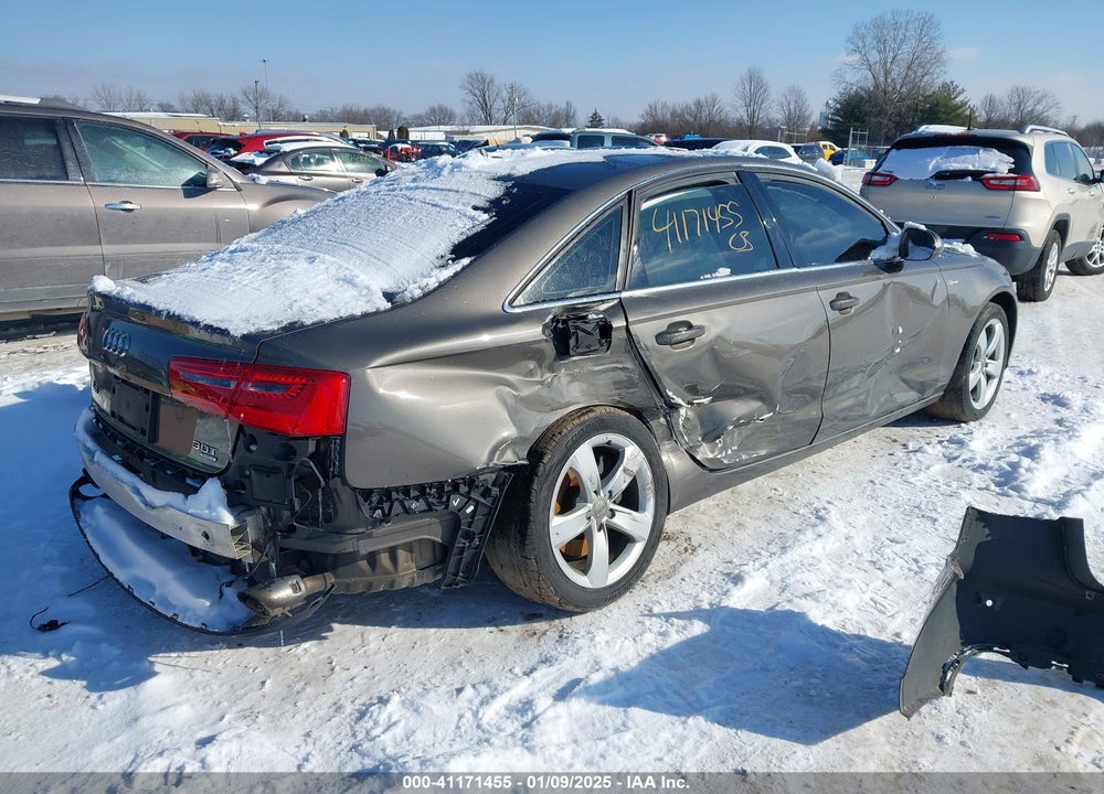 2012 AUDI A6 3.0 PREMIUM VIN: WAUGGAFC0CN118944