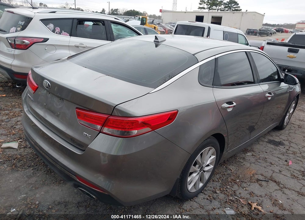 2016 KIA OPTIMA EX VIN: 5XXGU4L38GG050654