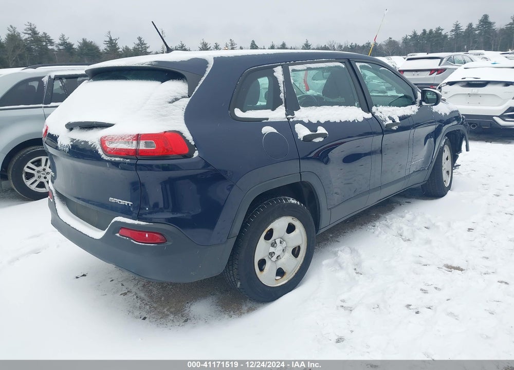 2014 JEEP CHEROKEE SPORT VIN: 1C4PJMAB1EW140193