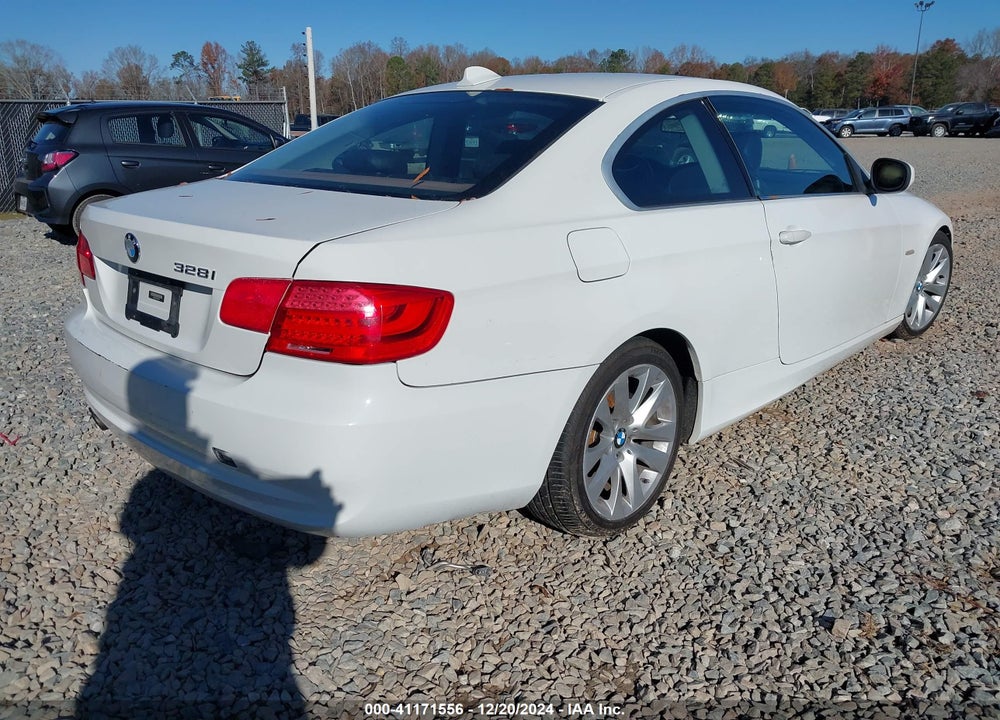 2012 BMW 328I VIN: WBAKE5C50CJ106443