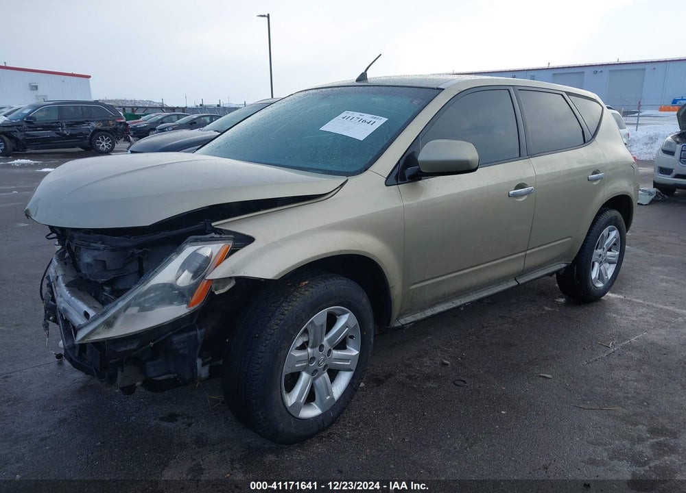 2006 NISSAN MURANO VIN: JN8AZ08W46W519906