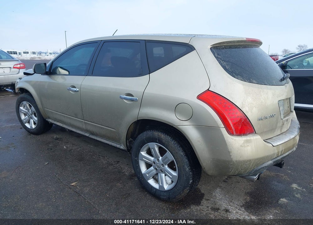 2006 NISSAN MURANO VIN: JN8AZ08W46W519906
