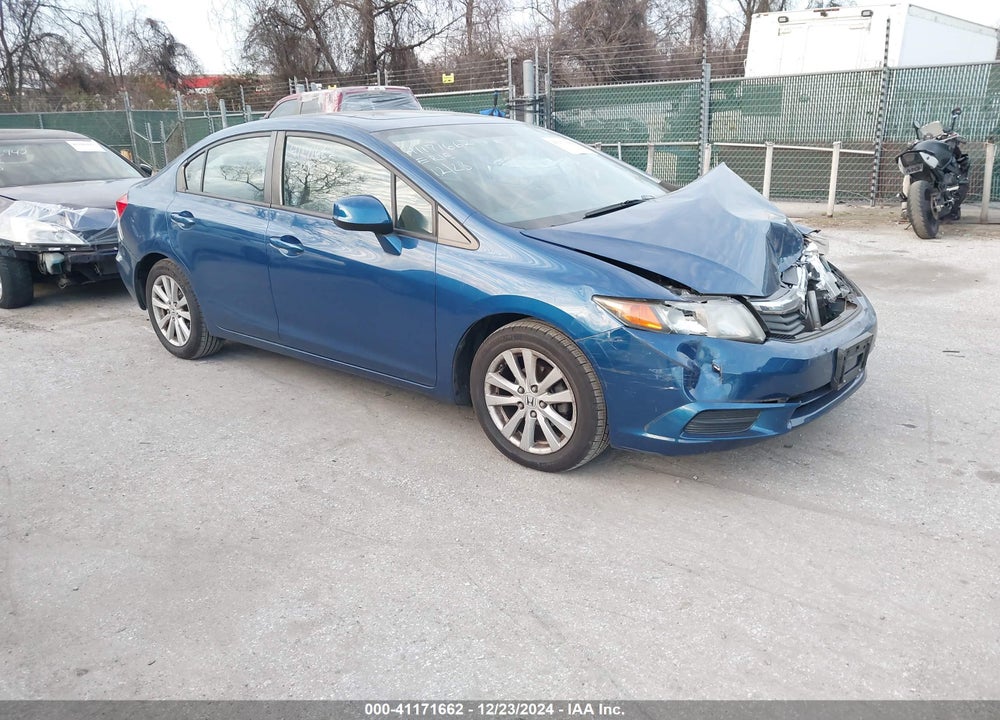 2012 HONDA CIVIC EX VIN: 19XFB2F82CE312829