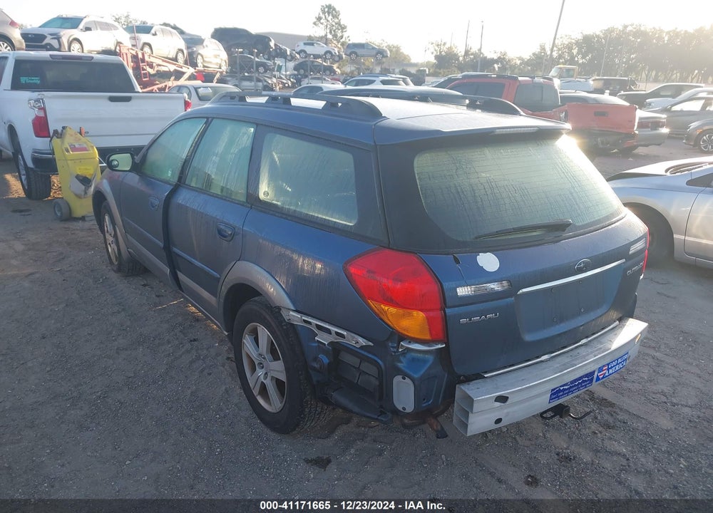 2005 SUBARU OUTBACK 2.5I LIMITED VIN: 4S4BP62C957302976