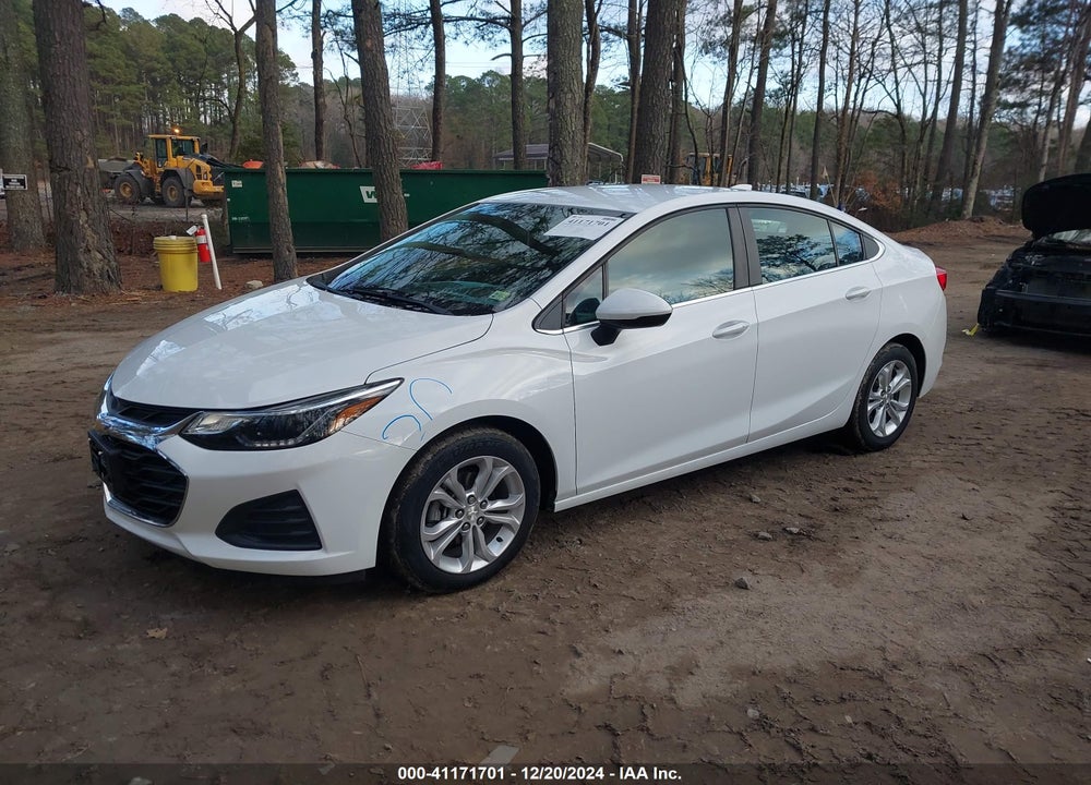 2019 CHEVROLET CRUZE LT VIN: 1G1BE5SM8K7111602