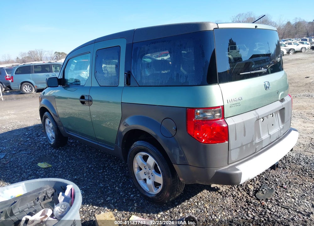 2004 HONDA ELEMENT EX VIN: 5J6YH17644L010489