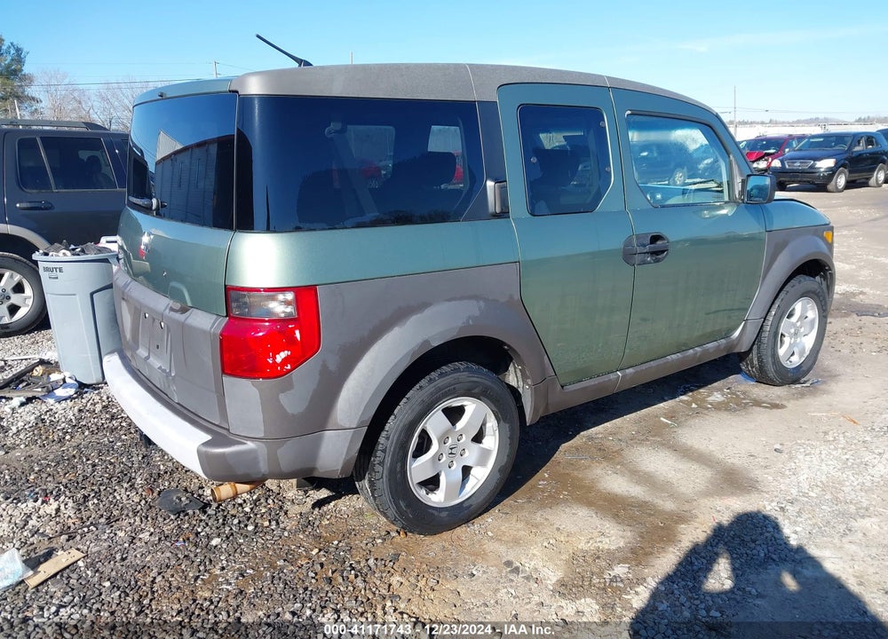 2004 HONDA ELEMENT EX VIN: 5J6YH17644L010489