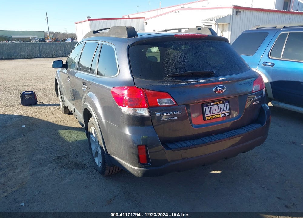 2013 SUBARU OUTBACK 2.5I PREMIUM VIN: 4S4BRBCC8D3213102