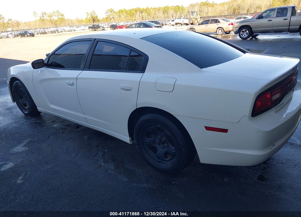 2012 DODGE CHARGER POLICE VIN: 2C3CDXAG8CH205236