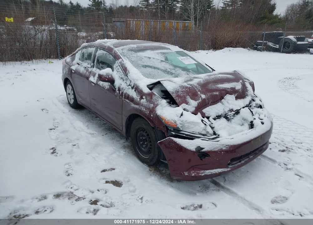2012 HONDA CIVIC SDN LX VIN: 2HGFB2F51CH560002