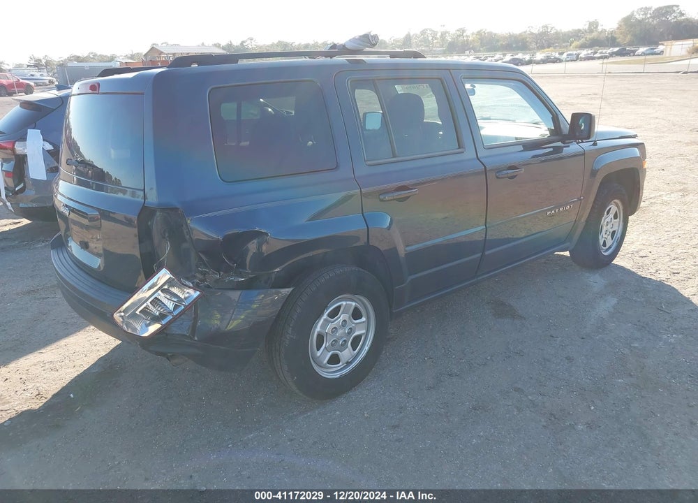 2014 JEEP PATRIOT SPORT VIN: 1C4NJPBA5ED521877