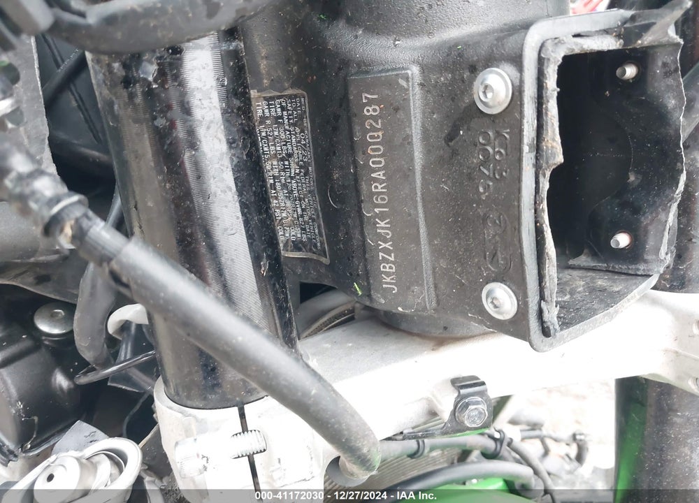 2024 KAWASAKI ZX636 K VIN: JKBZXJK16RA000287