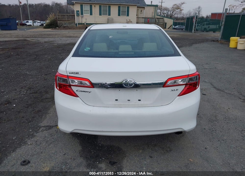 2014 TOYO CAMRY XLE AUTOMATIC VIN: 4T4BF1FKXER346001