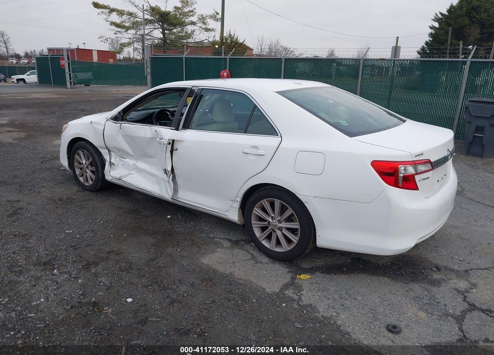 2014 TOYO CAMRY XLE AUTOMATIC VIN: 4T4BF1FKXER346001