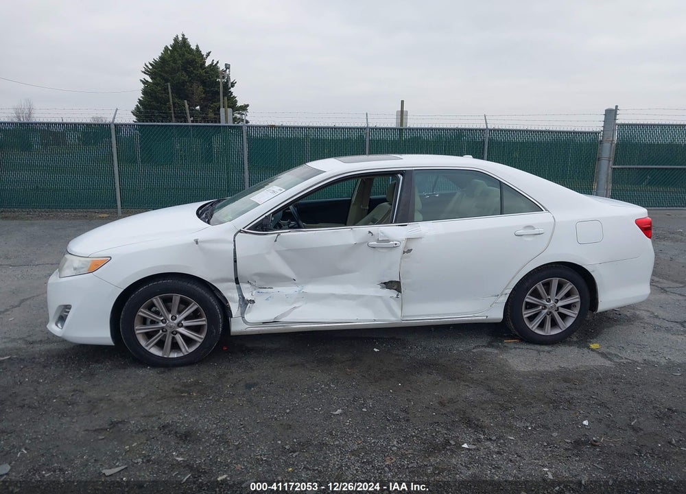 2014 TOYO CAMRY XLE AUTOMATIC VIN: 4T4BF1FKXER346001