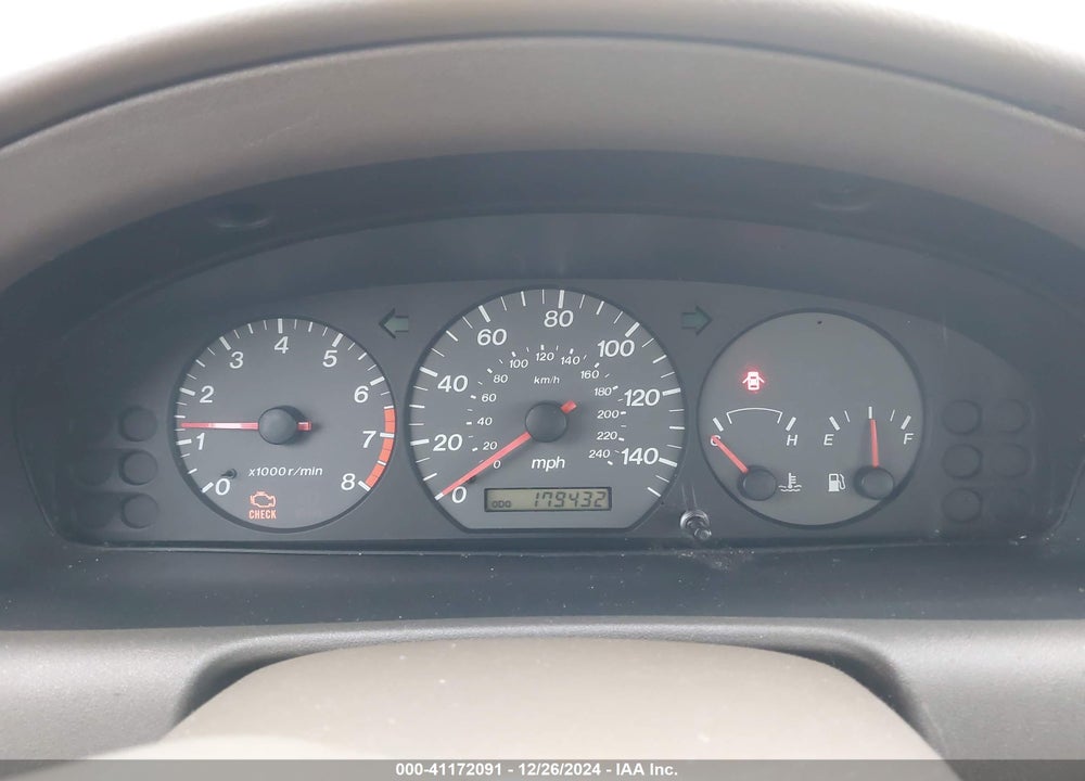 2002 MAZDA 626 LX VIN: 1YVGF22C425279663