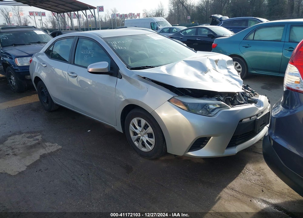 2015 TOYOTA COROLLA L VIN: 2T1BURHE5FC372417