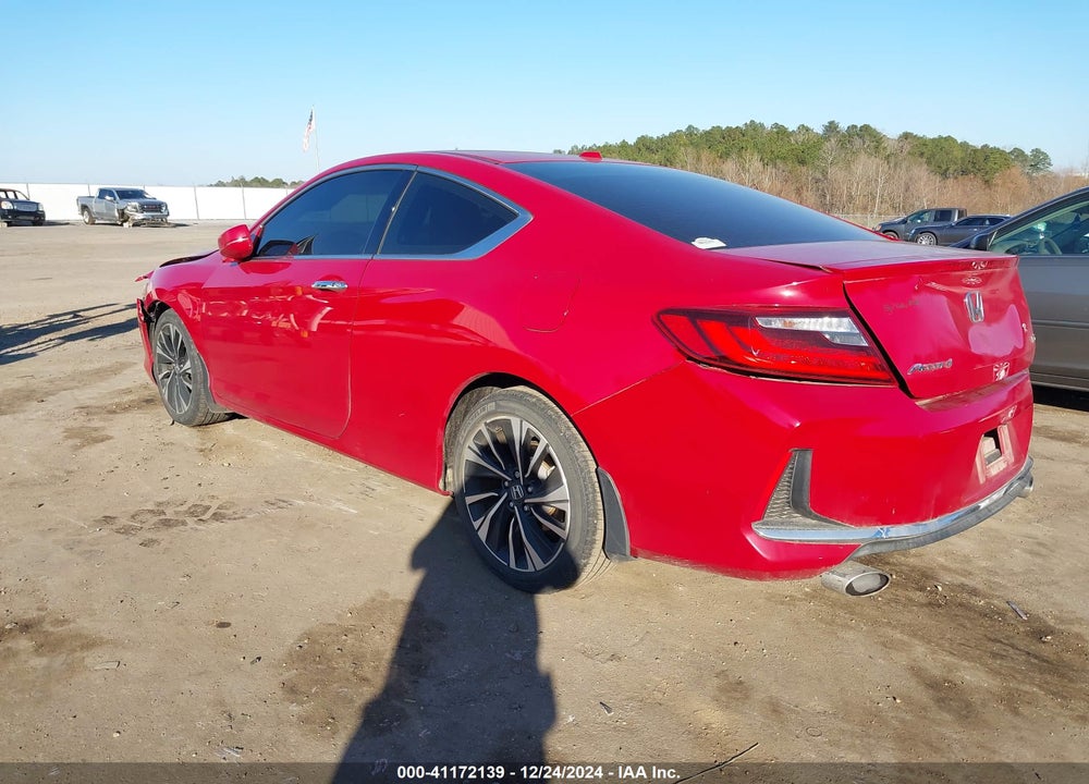 2016 HONDA ACCORD EX-L V-6 VIN: 1HGCT2B89GA005187