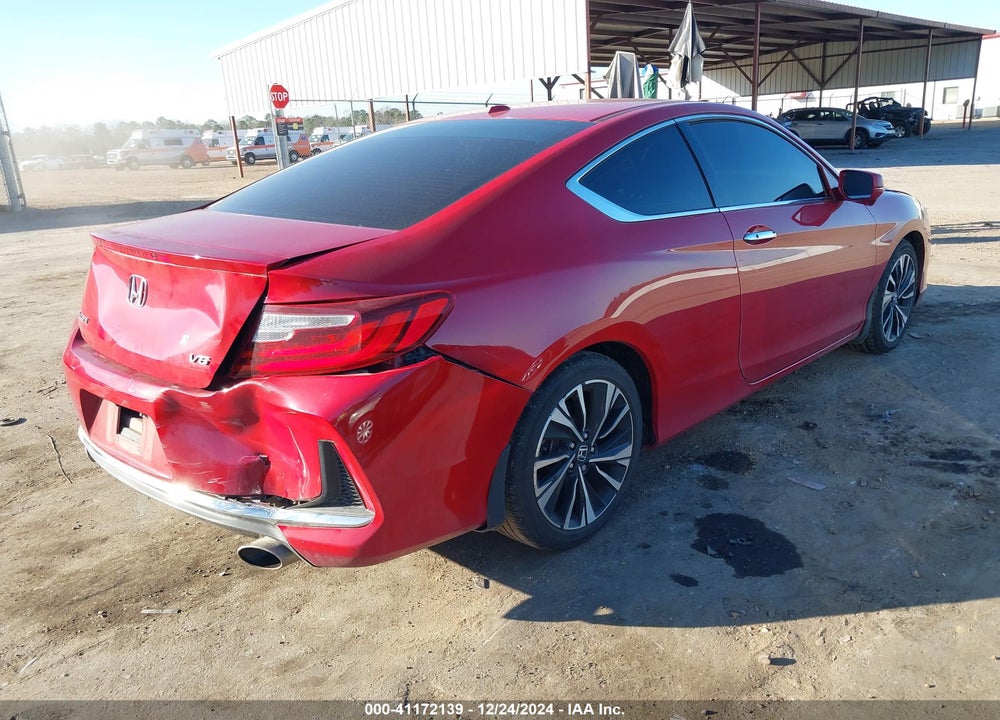 2016 HONDA ACCORD EX-L V-6 VIN: 1HGCT2B89GA005187