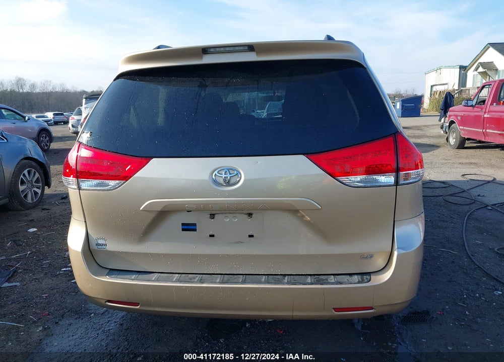 2011 TOYOTA SIENNA LE V6 VIN: 5TDKK3DC0BS050437