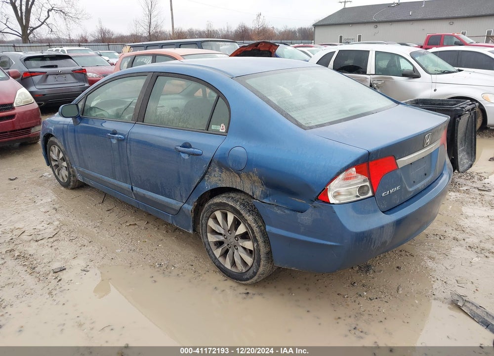 2009 HONDA CIVIC EX VIN: 19XFA16859E009582