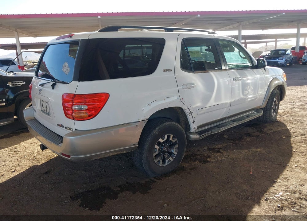 2002 TOYOTA SEQUOIA SR5 V8 VIN: 5TDBT44A32S124502