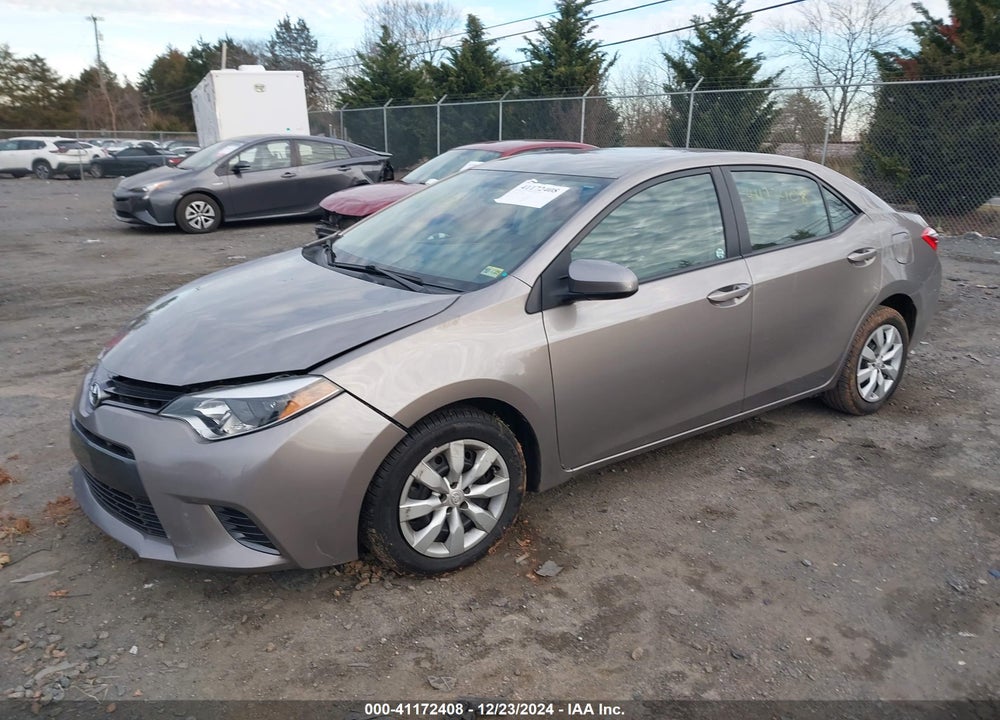 2015 TOYOTA COROLLA VIN: 2T1BURHE6FC387931