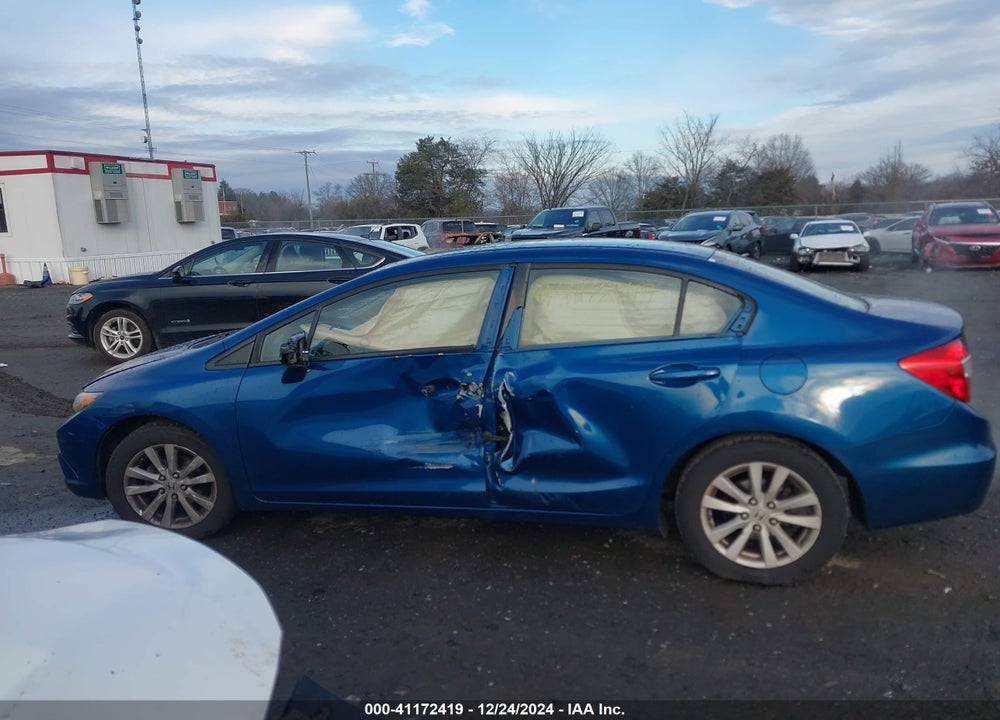 2012 HONDA CIVIC VIN: 2HGFB2F87CH546583