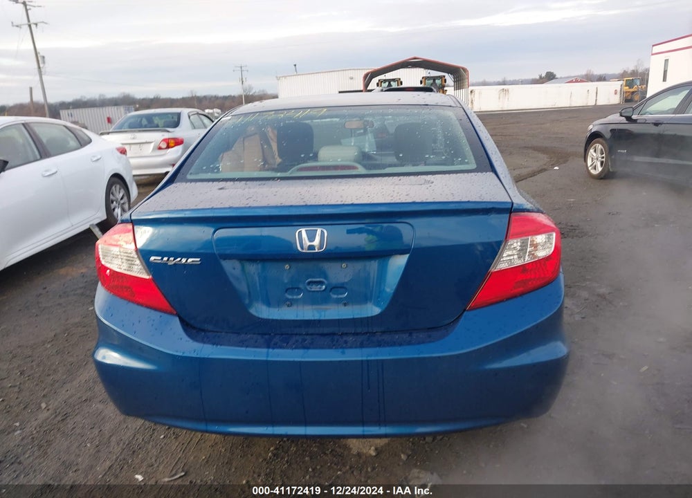 2012 HONDA CIVIC VIN: 2HGFB2F87CH546583