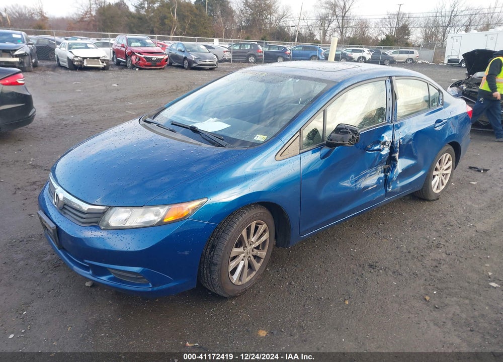2012 HONDA CIVIC VIN: 2HGFB2F87CH546583