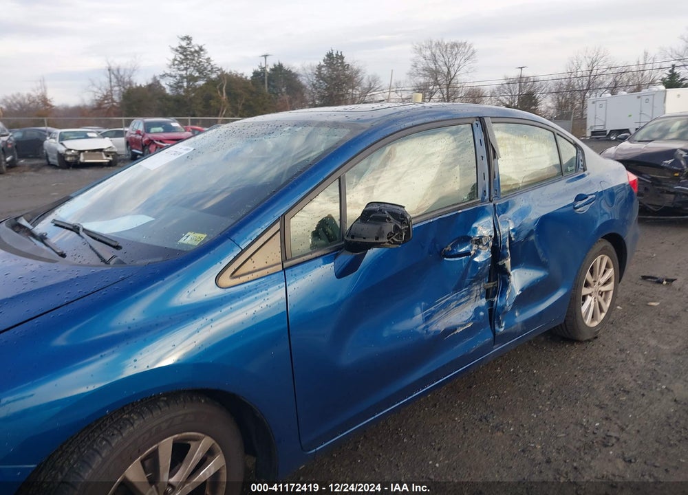 2012 HONDA CIVIC VIN: 2HGFB2F87CH546583